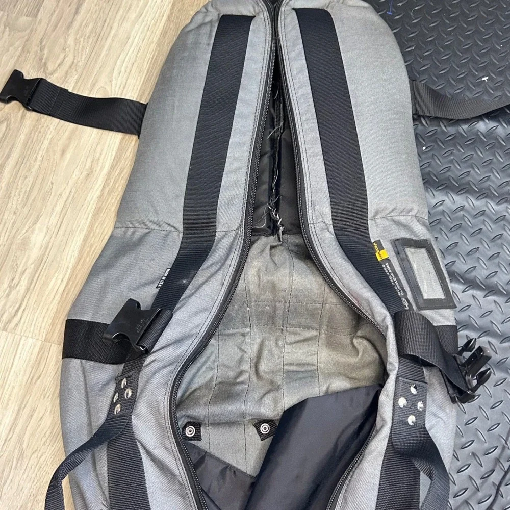 Club Glove Gorpcore Rolling Golf Travel Bag Large Cordura Sporty Grey
